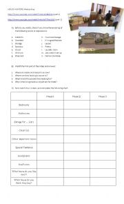 English Worksheet: House Hunters. Watching a video