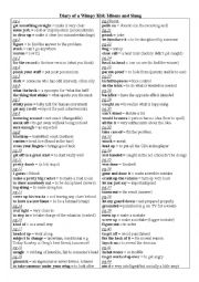 English Worksheet: Diary of a Wimpy Kid: Idioms and Slang