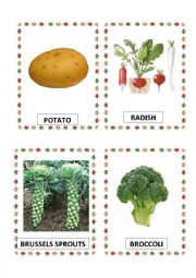 English Worksheet: VEGETABLES PART-4