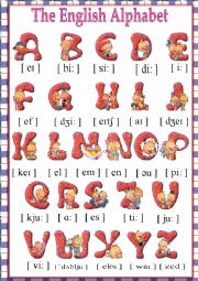 English Worksheet: My Alphabet Poster