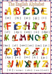 English Worksheet: The English Alphabet