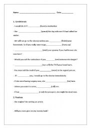 English Worksheet: 3 pages of Conditionals, Passives, Relatives and Reported Speech