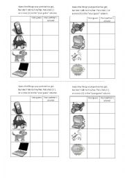 English Worksheet: Speaking Activity- Have got