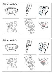 English Worksheet: At the dentists