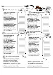 English Worksheet: Find the Mistakes_01 (Fully Editable + Key)