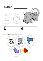 English worksheet: Alphabet 