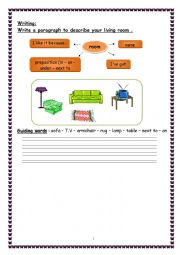 English Worksheet: writing mindmap