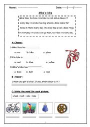 English Worksheet: comprehension