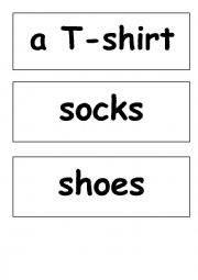 English worksheet: Clothes FC