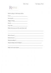 English worksheet: Once upon a time 