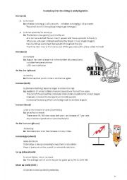 Describing and analyzing tables/graphs/charts