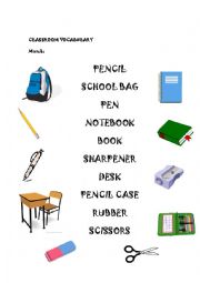 Classroom objects