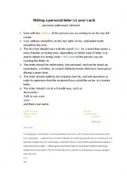 How to write a personal letter