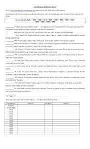 English Worksheet: Literature and Inventions - internet-linked activity