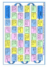 English Worksheet: Present Perfect Game