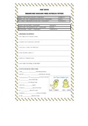 English Worksheet: past simple pattern and exercises