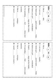 English Worksheet: Use a or an