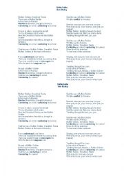 English Worksheet: Buffalo Soldier by Bob Marley (Song)