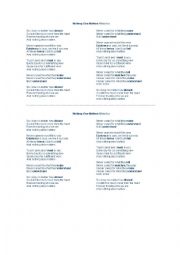 English Worksheet: Nothing Else Matters by Metallica (Song)