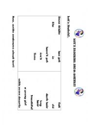 English Worksheet: Description of Snow White