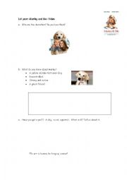 English Worksheet: Marley and Me