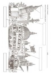 English Worksheet: LONDON MONUMENTS