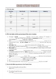 English Worksheet: Grammar revision worksheet