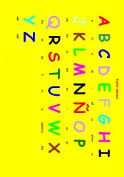 English Worksheet: A B C D English