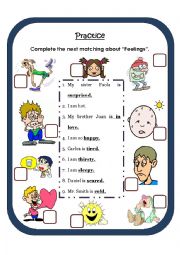 FEELINGS - IDENTIFICATION PRACTICE