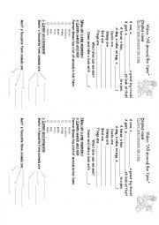 English worksheet: Video 