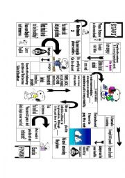 English Worksheet: game for Should/shouldnt ,  Ought to/oughtnt to, Had better/had better not 