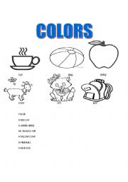 English Worksheet: the colors