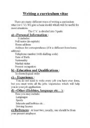 English Worksheet: Worksheet