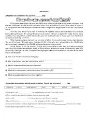 English Worksheet: ENGLISH TEST