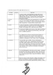 English Worksheet: movies vocabulary