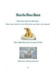 English worksheet: Polar Bears part 2