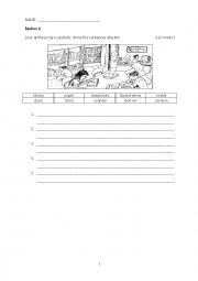 English Worksheet: writing exercise