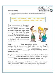 English Worksheet: PRESENT SIMPLE 