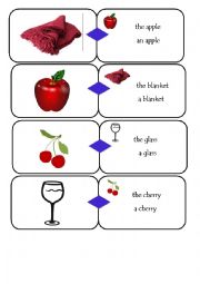 English Worksheet: General Vocabulary Dominoes (3/3)