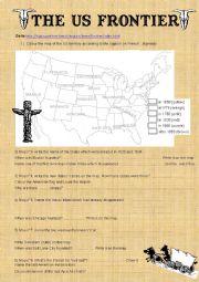 English Worksheet: US Frontier