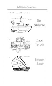 English Worksheet: Planes and Trains