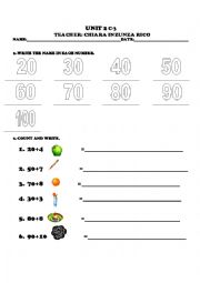 English worksheet: test