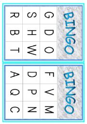 English Worksheet: Phonics Bingo part 1 of 2
