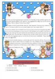 English Worksheet: Heaven and Hell