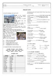 English Worksheet: Present Perfect Test