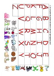 English worksheet: THE ALPHABET 