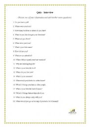 English Worksheet: Icebreaker worksheet