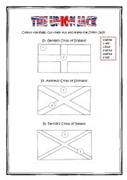 English Worksheet: The Union Jack