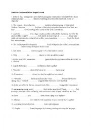 English worksheet: Simple Present