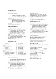English Worksheet: SONG : THAT SHOULD BE ME JUSTIN T.